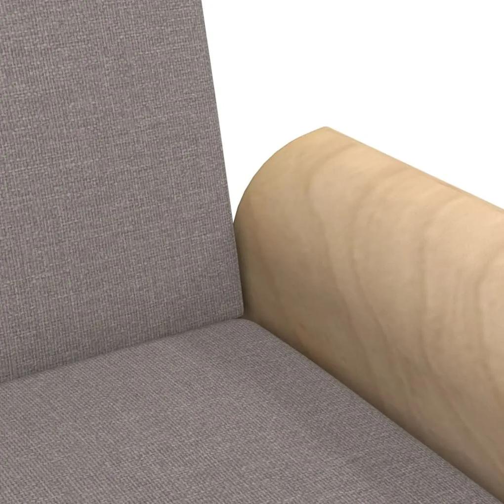 Καναπές Κρεβάτι με Μπράτσα Taupe Υφασμάτινος - Μπεζ-Γκρι