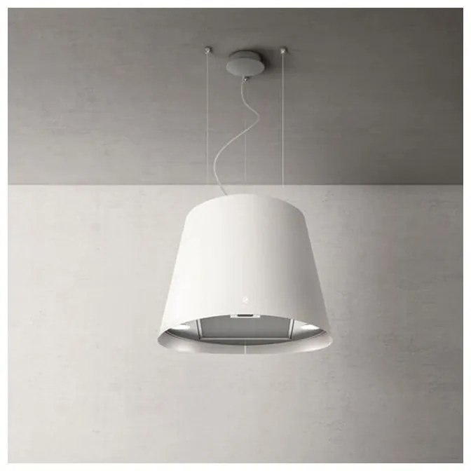 Elica Juno WH/F/50 Απορροφητήρας Νησίδα Ανακύκλωσης 50cm Λευκός