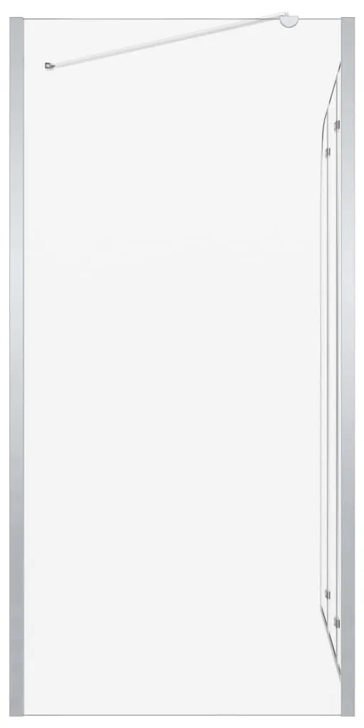 vidaXL Καμπίνα Μπανιέρας Διαφανής 120 x 69 x 130 εκ. Ψημένο Γυαλί