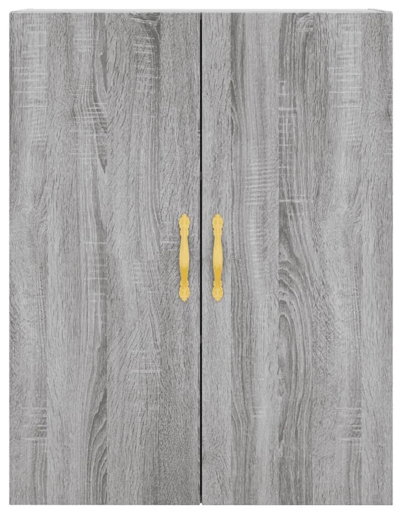vidaXL Ντουλάπι Τοίχου Γκρι Sonoma 69,5 x 34 x 90 εκ.