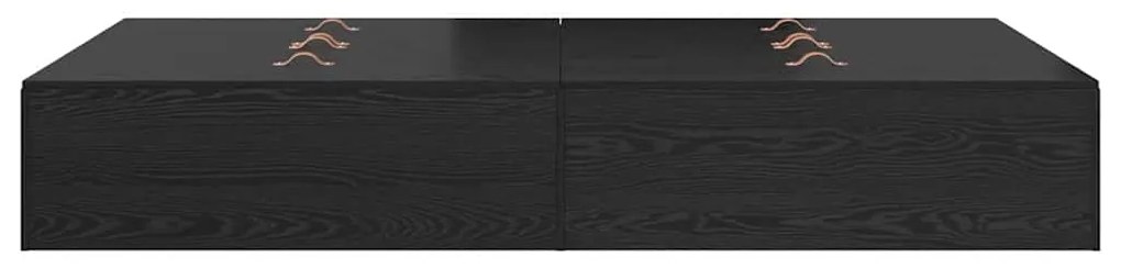 vidaXL Σκελετός Κρεβατιού Μαύρη δρυς 120 x 200 cm Επεξεργασμένο ξύλο