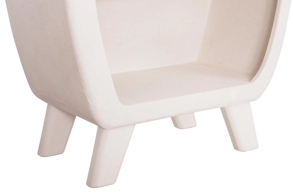 ΡΑΦΙΕΡΑ ΣΕΙΡΑ SANTORINI  MDF ΣΕ ΥΠΟΛΕΥΚΟ ΧΡΩΜΑ 80x38x196Υεκ.