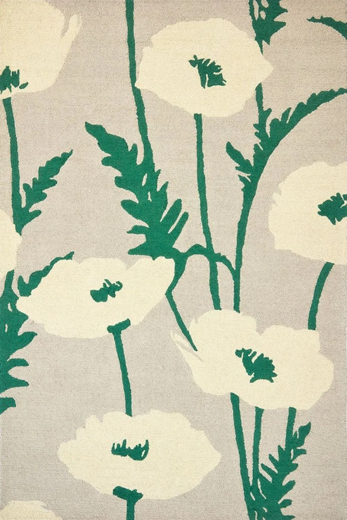 Χαλί Poppy Pop 124807 Parchment Gecko Ivory-Green Scion 170X240cm