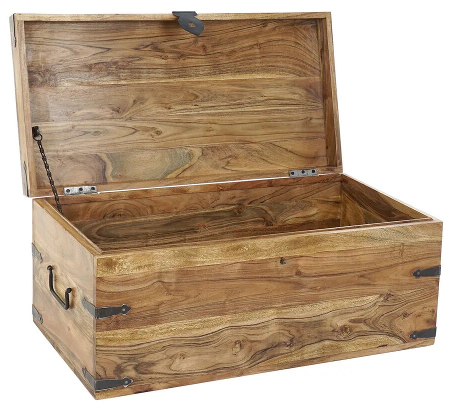 Μπαούλα DKD Home Decor ξύλο ακακίας 79 x 39 x 34 cm