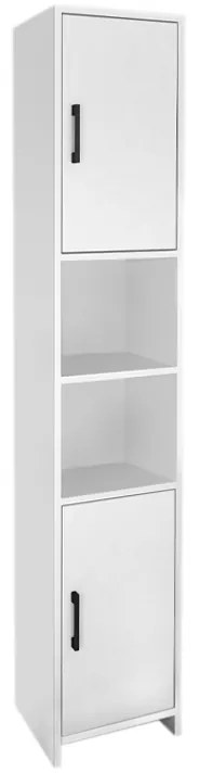 Ντουλάπι κουζίνας - μπάνιου Hobbes Megapap χρώμα λευκό 35x30x182,3εκ.