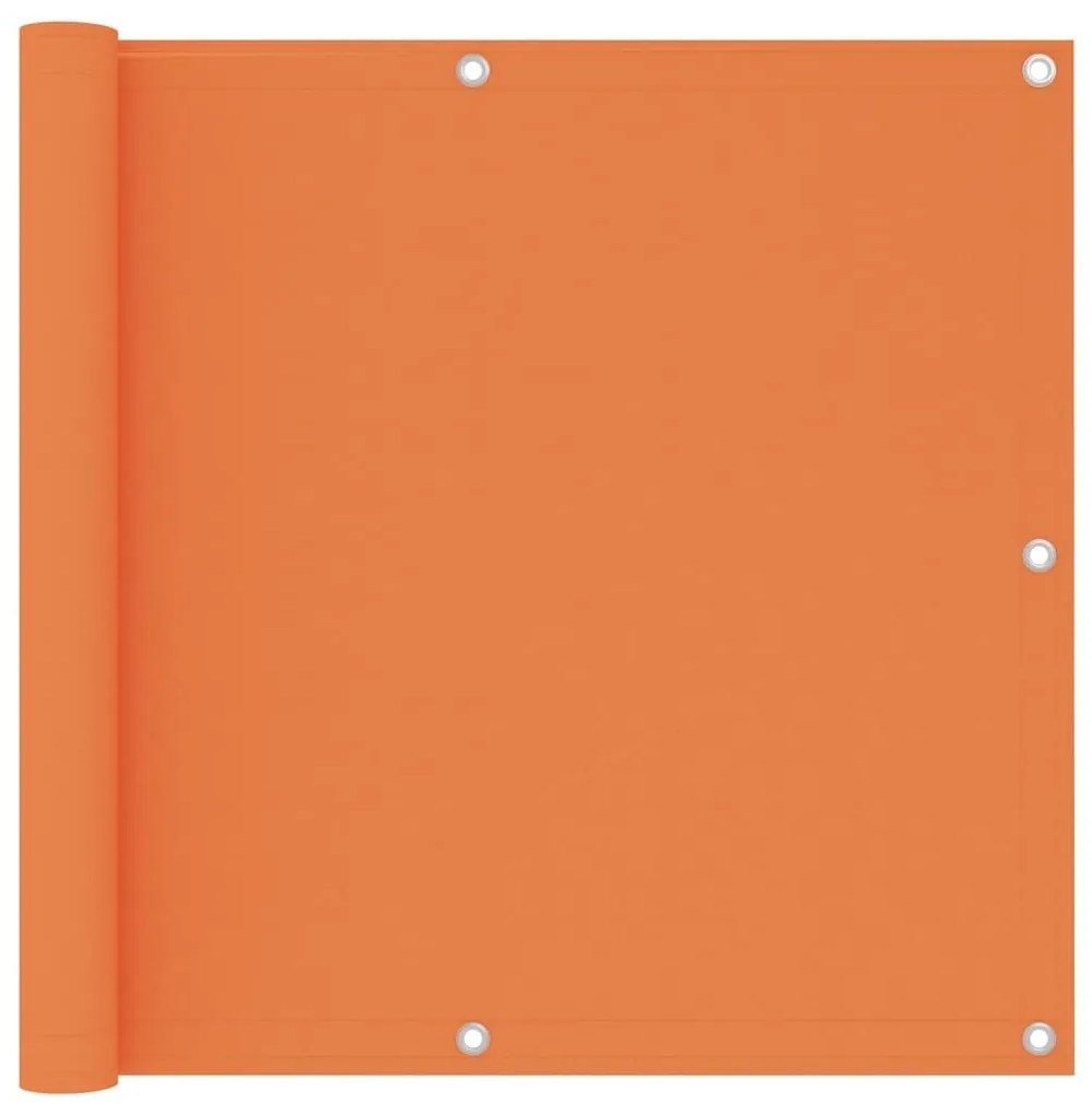 Διαχωριστικό Βεράντας Πορτοκαλί 90 x 600 εκ. Ύφασμα Oxford - Πορτοκαλί