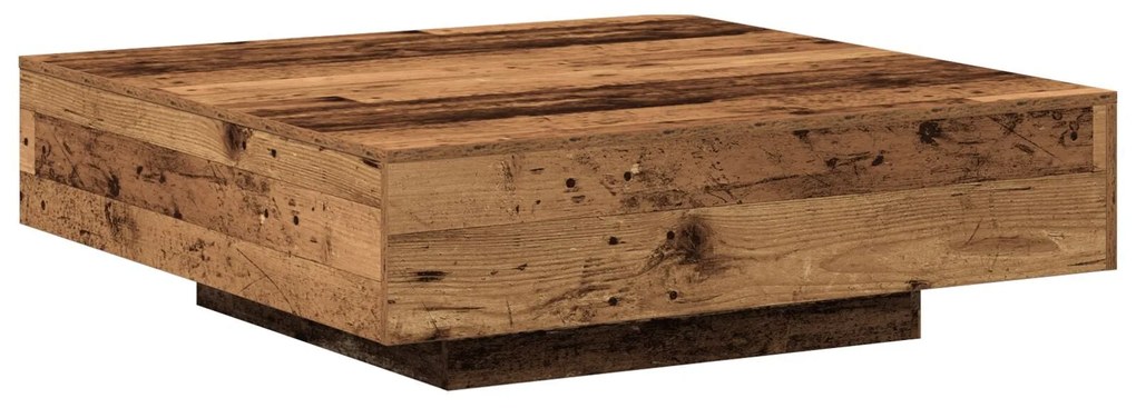 vidaXL Τραπέζι καφέ από παλιό ξύλο 100x100x31 εκ.