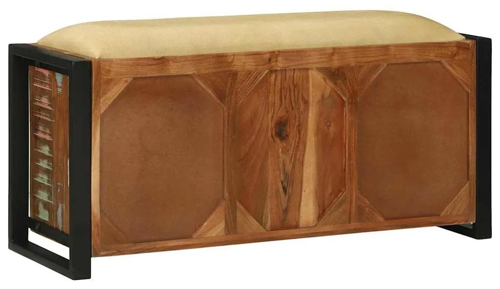 vidaXL Ντουλάπα Πολύχρωμο 100 x 35 x 50 εκ Μασίφ ανακυκλωμένο ξύλο