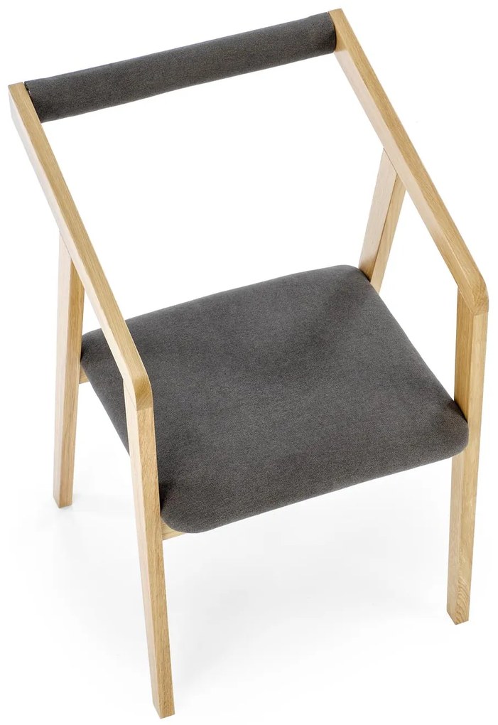 AZUL 2 chair, natural oak / grey