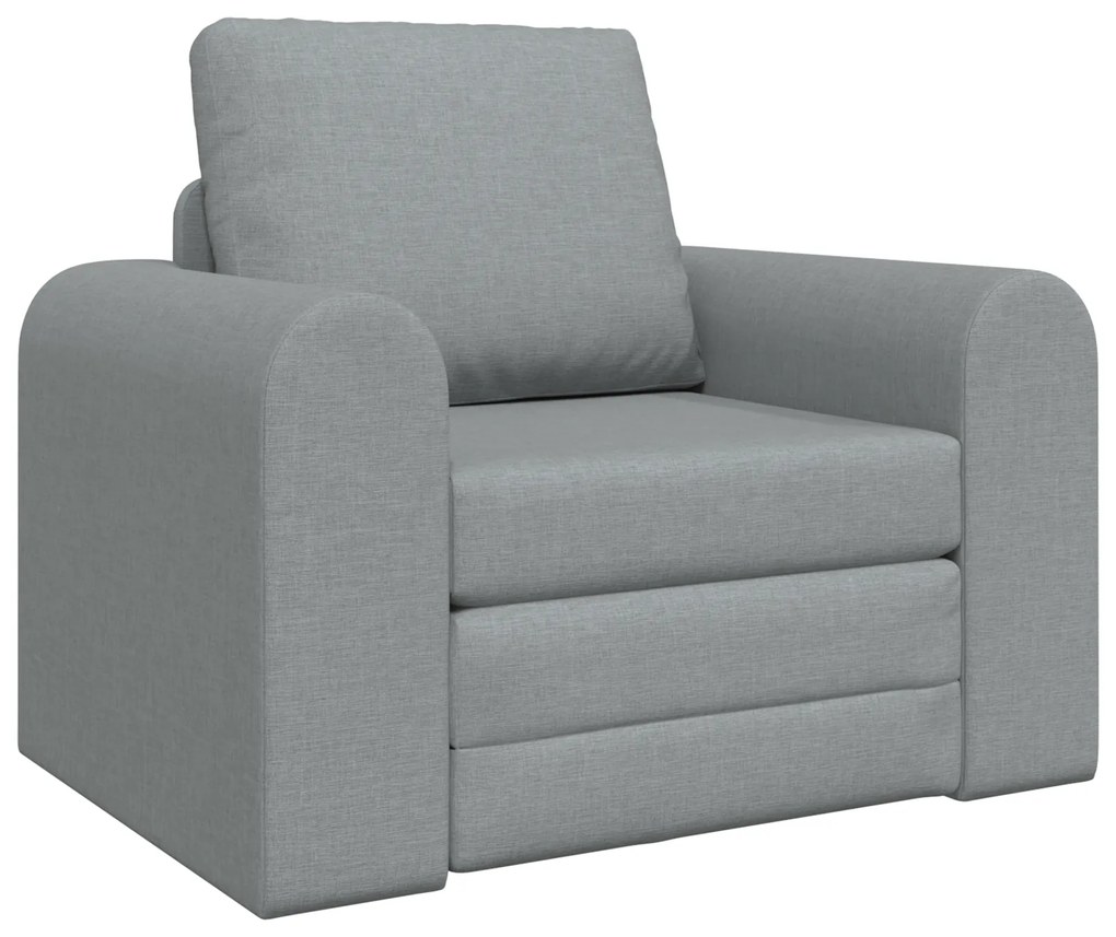 vidaXL Καναπές Κρεβάτι 2 Σε 1 Ανοιχτό Γκρι 98x71x83 εκ. Ύφασμα