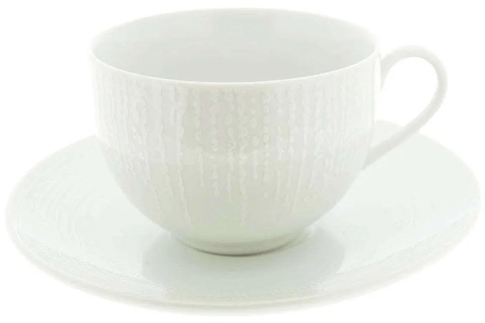 Φλυτζάνι Τσαγιού Με Πιατάκι Dream 25.462.16 250ml White Cryspo Trio Porcelain