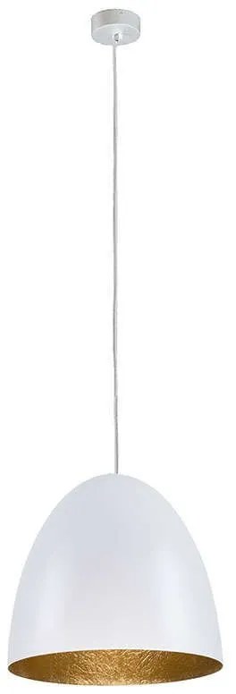 Φωτιστικό Οροφής Egg M 9021 White-Gold Nowodvorski Polyresin