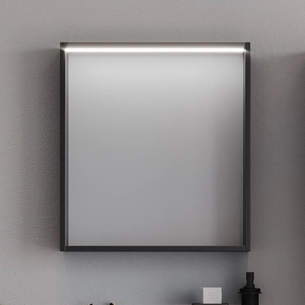 Καθρέπτης μπάνιου LAGUNA 60 LED Μαύρο 60x14x68 εκ. 60x14x68 εκ.