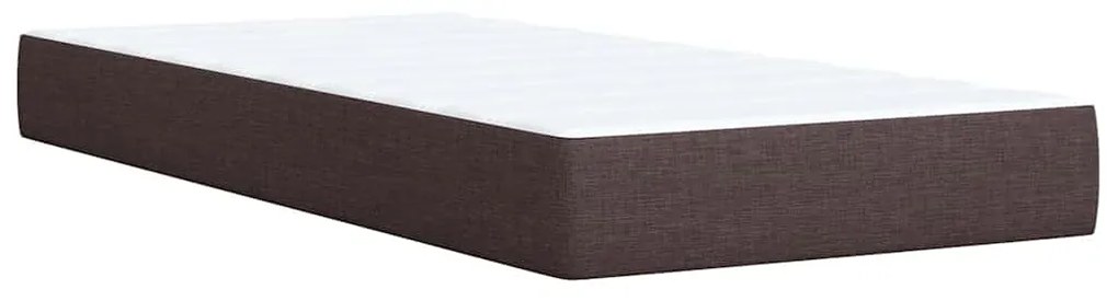 ΚΡΕΒΑΤΙ BOXSPRING ΜΕ ΣΤΡΩΜΑ ΣΚΟΥΡΟ ΚΑΦΕ 90X200 ΕΚ. ΥΦΑΣΜΑΤΙΝΟ 3293854