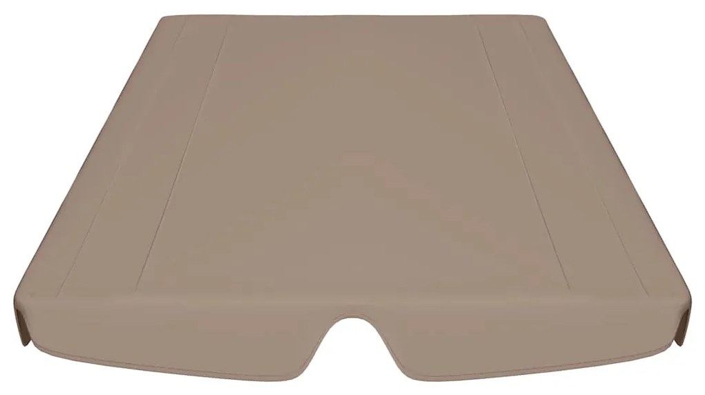 vidaXL Πανί Ανταλλακτικό για Κούνια Κήπου Taupe 188/168 x 145/110 εκ.