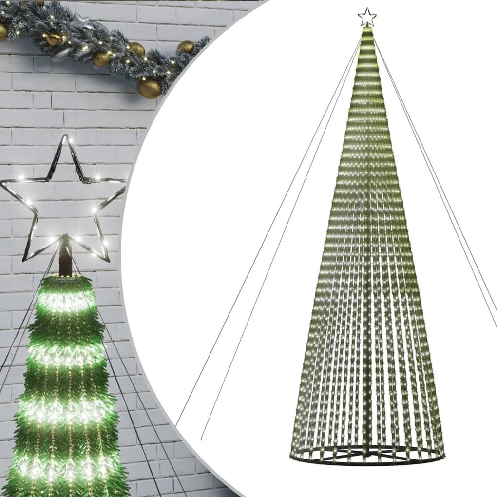 vidaXL Φωτιστικό Χριστουγεννιάτικο Δέντρο 1544 LED Ψυχρό Λευκό 500 εκ.