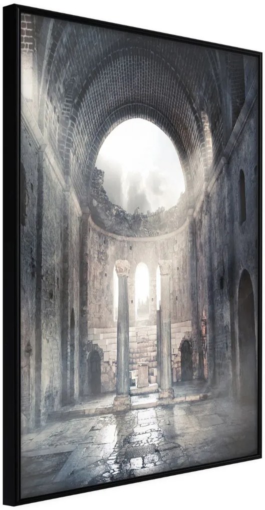 Αφίσα - Ruins of a Cathedral - 20x30 - Μαύρο - Χωρίς πασπαρτού