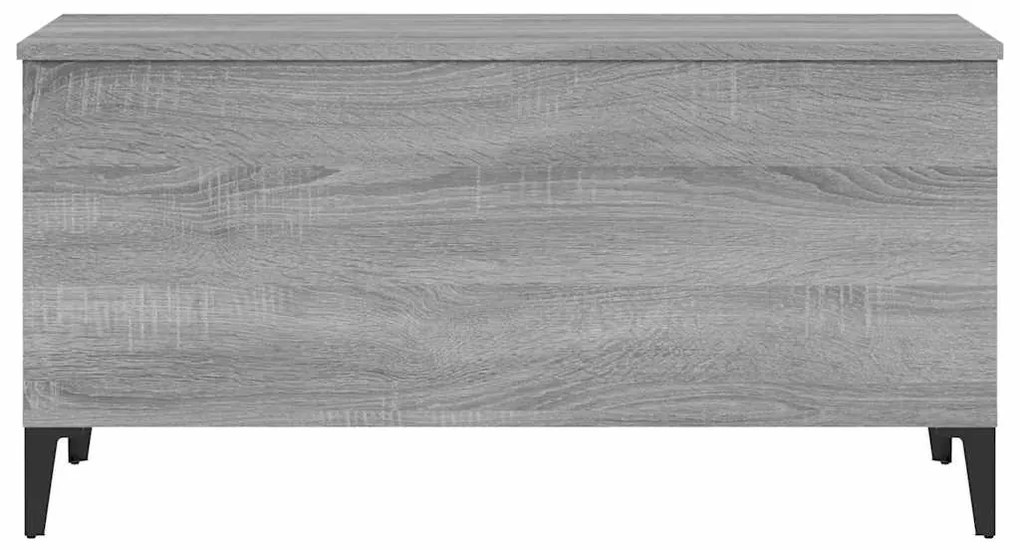 vidaXL Τραπεζάκι Σαλονιού Γκρι Sonoma 90x44,5x45 εκ.Επεξεργασμένο Ξύλο