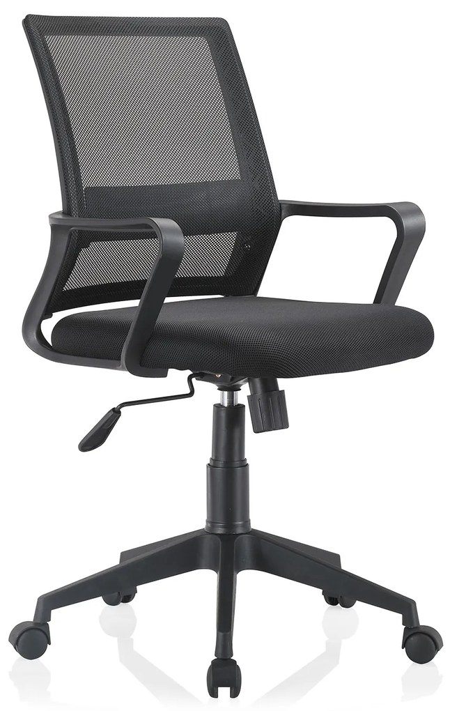 Καρέκλα Γραφείου Addie Μαύρο 59 x 61 x 90-100