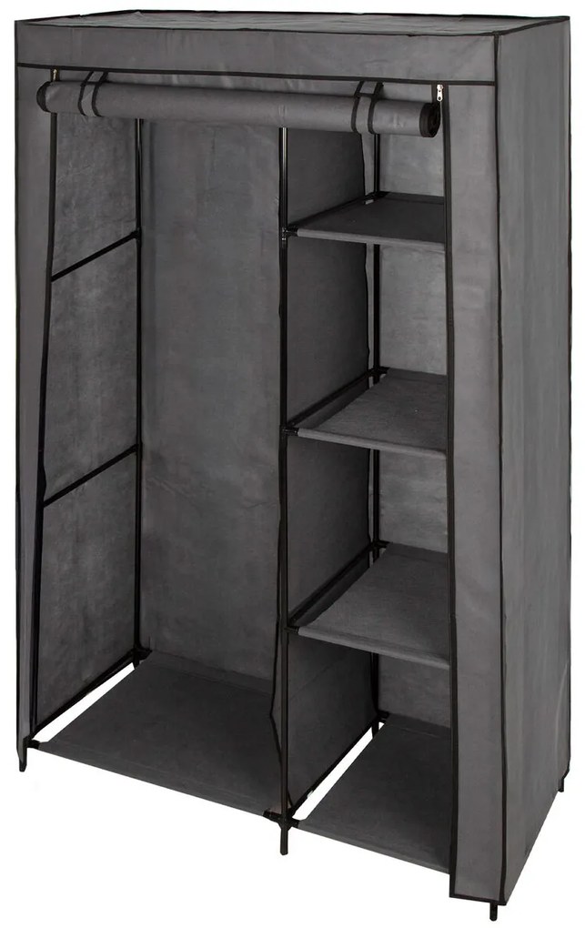 Ντουλάπα για τα ρπύχα Max Home Σκούρο γκρίζο 105 X 160 X 44 CM x2