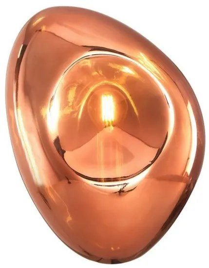 Απλίκα Φωτιστικό Τοίχου Γυαλί Mabell H27,5 Φ20,8 Maytoni-MOD306WL-01C-Χάλκινο MOD306WL-01C