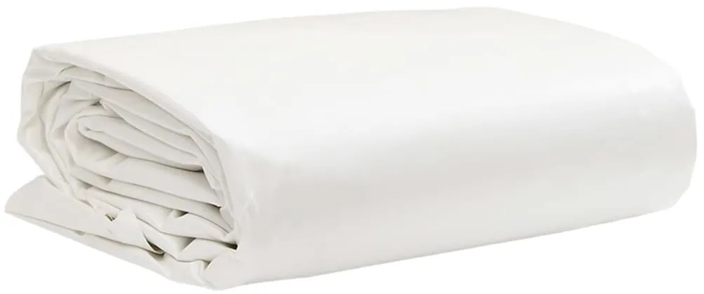 vidaXL Μουσαμάς Λευκός 2,5x4,5 μ. 650 γρ./μ²
