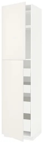 METOD/MAXIMERA ψηλό ντουλάπι με 2 πόρτες/4 συρτάρια, 60x60x240 cm 394.691.43