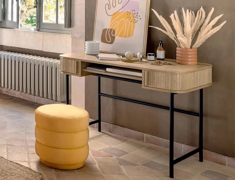 Γραφείο Colva Atmosphera με 2 ράφια και διαστάσεις 105x60x76cm