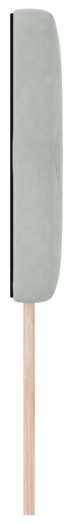 vidaXL LED Κεφαλάρι με Κρύσταλλο και Τρουκ 80 εκ Βελούδο