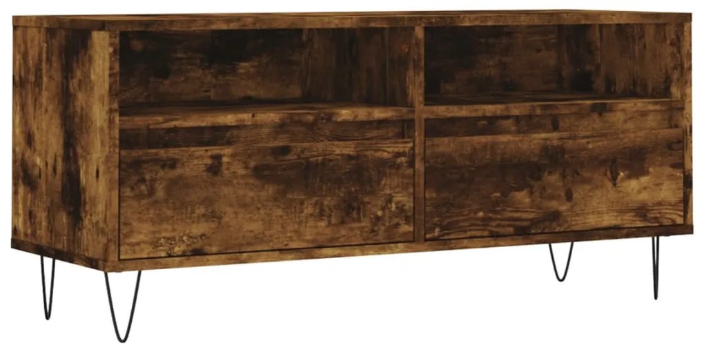 vidaXL Έπιπλο Τηλεόρασης Καπνιστή Δρυς 100x34,5x44,5 εκ. Επεξ. Ξύλο