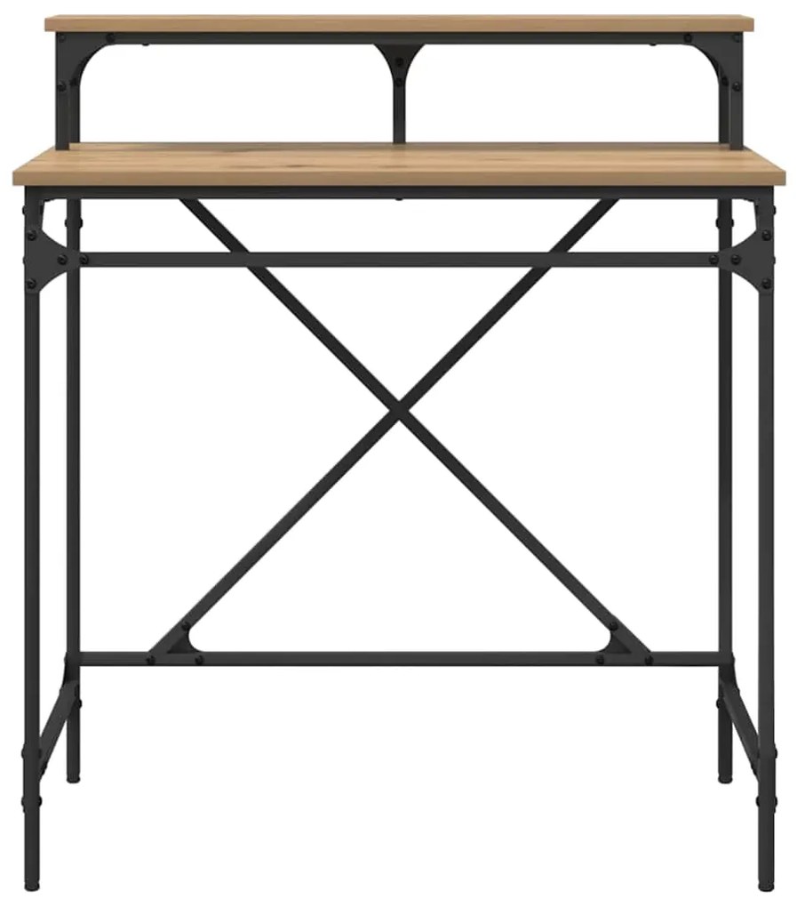 vidaXL Γραφείο Artisan Oak 80 x 50 x 90 cm Επεξεργασμένο ξύλο