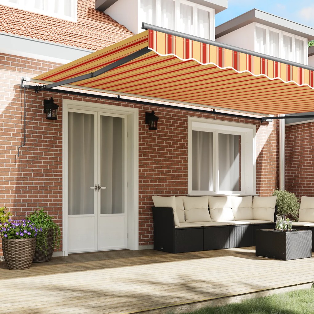 vidaXL Χειροκίνητο Ανακλινόμενο Τεντιάκι 500 x 350 εκ