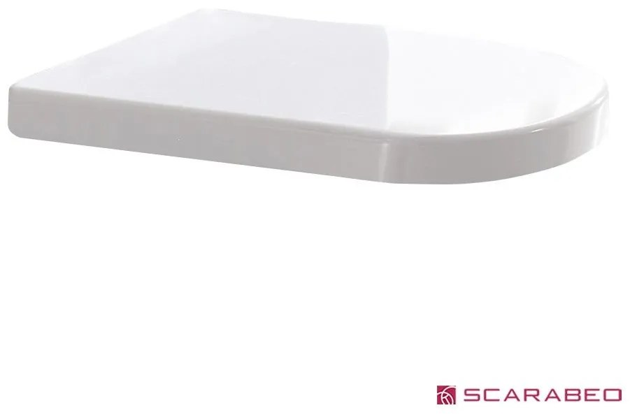 Scarabeo 5526B Λευκό Κάλυμμα Βακελίτη Soft Close