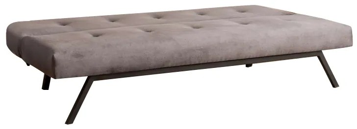 Καναπές - κρεβάτι Zola Megapap τριθέσιος υφασμάτινος χρώμα γκρι 180x64x78εκ.