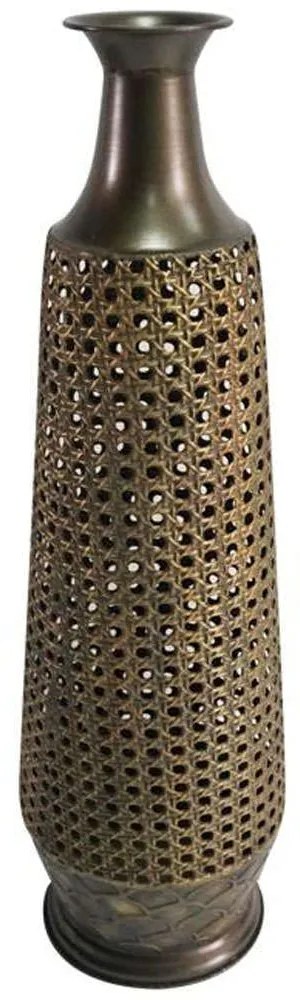 Διακοσμητικό Βάζο 161-222-177 20x20x70,5cm Bronze Metal