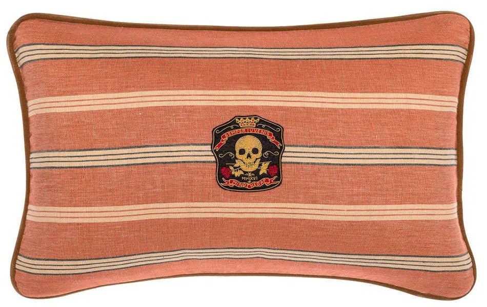 Μαξιλάρι Διακοσμητικό (Με Γέμιση) Oregon Stripes LC40159 60x40cm Multi-Orange MindTheGap 60X40 60x40cm Fabric