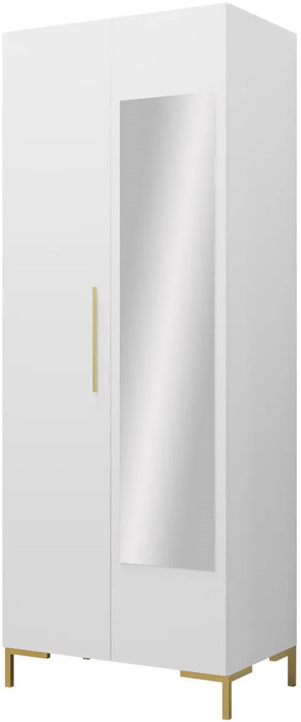 Γκαρνταρόμπα Zilion με Καθρέπτη-Leuko