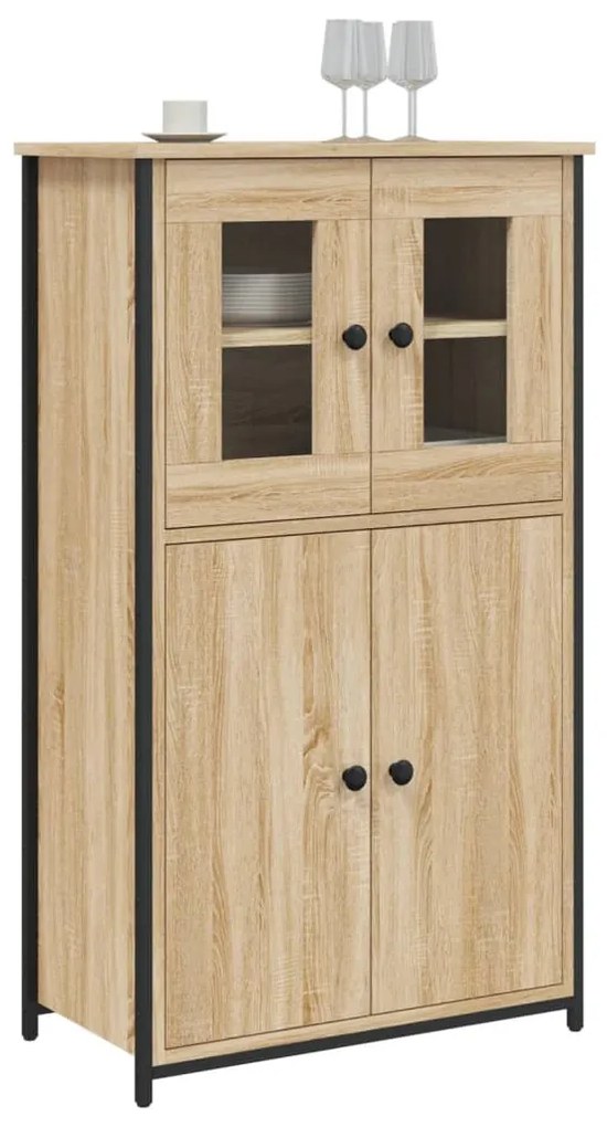 vidaXL Ντουλάπι Sonoma Δρυς 62 x 32 x 106,5 εκ.από Επεξεργασμένο Ξύλο