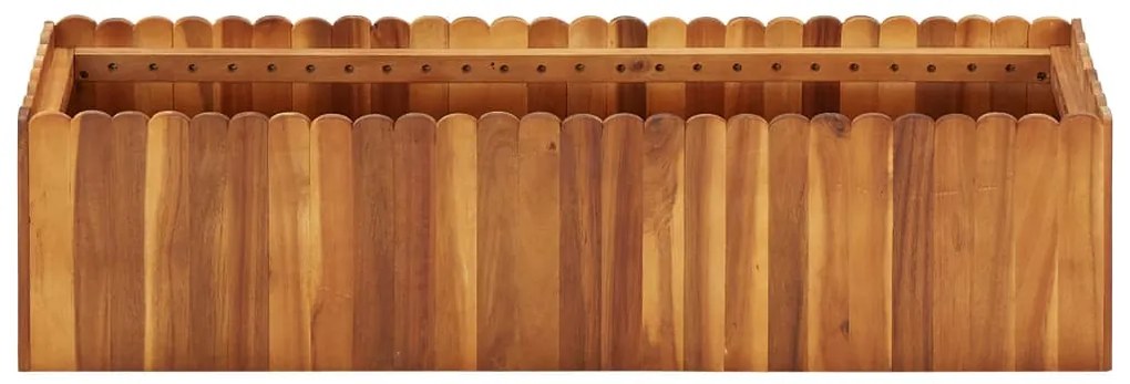 vidaXL Ζαρντινιέρα Υπερυψωμένη 100 x 30 x 25 εκ. Μασίφ Ξύλο Ακακίας