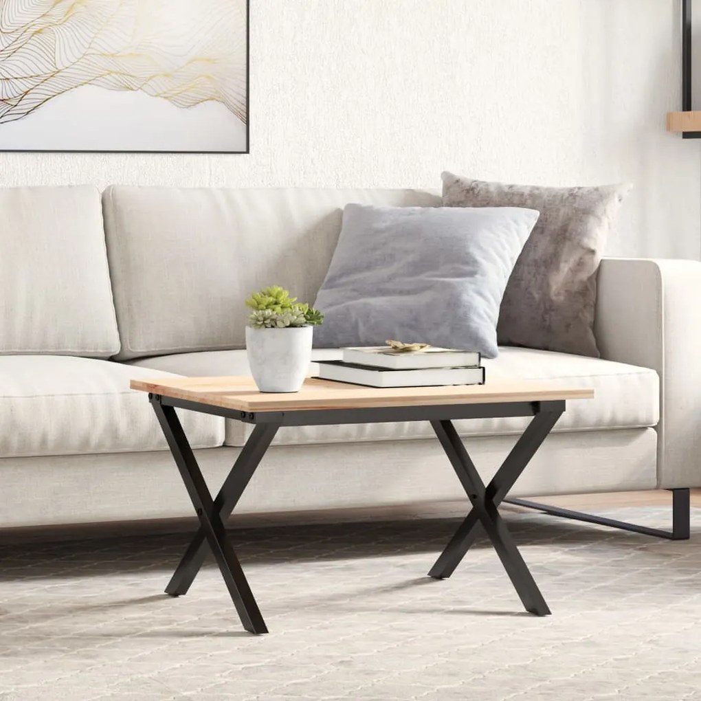 vidaXL Πόδια Τραπεζιού Σαλονιού σε Σχήμα «X» 50x40x38 εκ. Ατσάλι