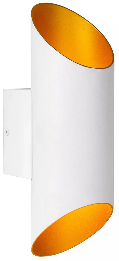Φωτιστικό Επίτοιχο Lucide 09233-01-31 QUIRIJN Λευκό (White)|Χρυσό Χρώμα (Gold Coloured)