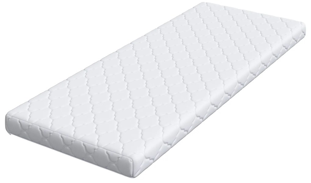 vidaXL Στρώμα Λευκό 160 x 80 εκ Pěna