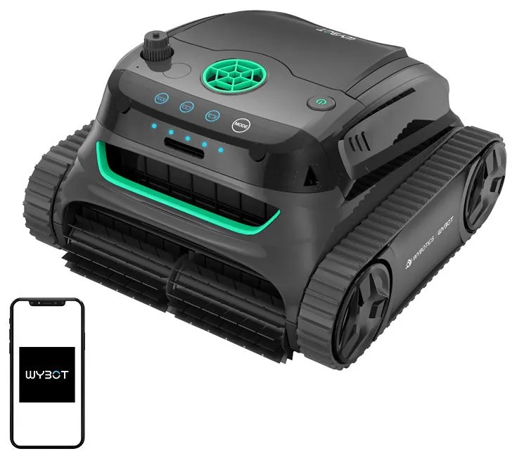 Cordless Robotic Pool Cleaner Wybot S2