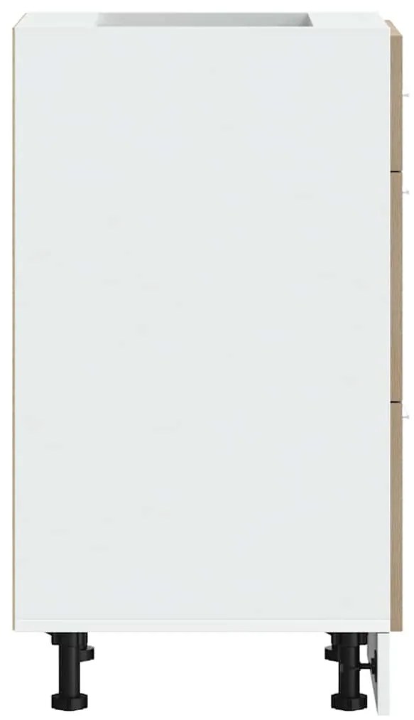 vidaXL Κάτω ντουλάπι Lyon Sonoma Oak 40x46x81,5 cm Κατασκευασμένο ξύλο