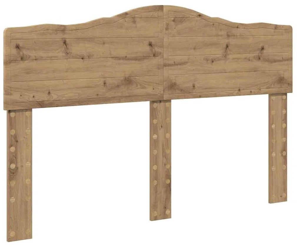 vidaXL Κεφαλάρι με κεφαλάρι Artisan Oak 160 cm Επεξεργασμένο ξύλο