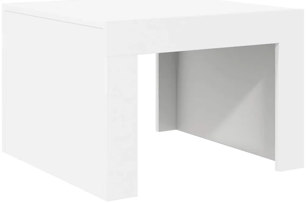vidaXL Τραπεζάκι Σαλονιού Λευκό 50x50x35 εκ. από Επεξεργασμένο Ξύλο
