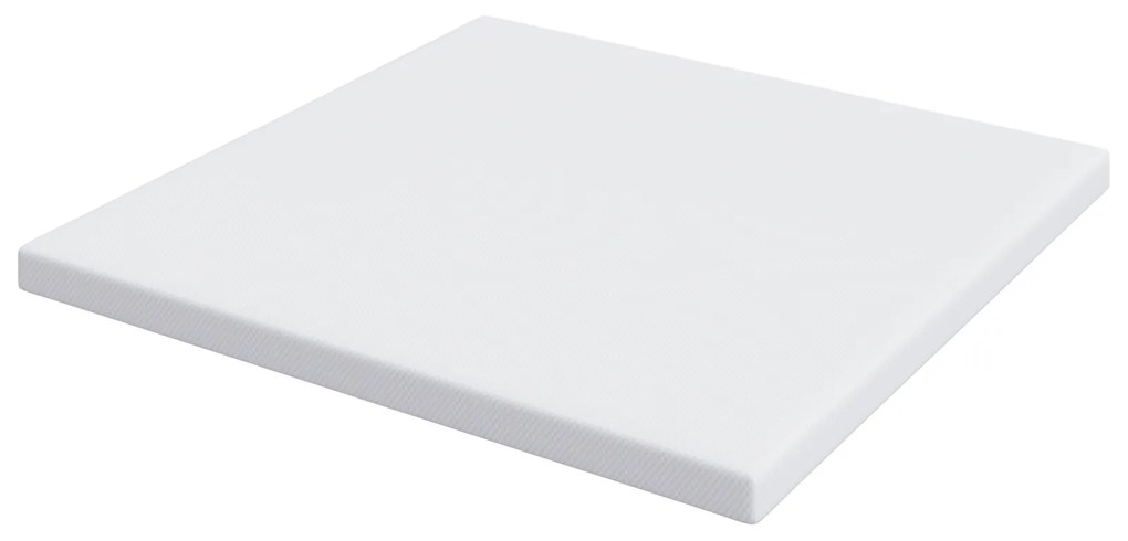 vidaXL Στρώματα Λευκό 180 x 200 cm 100% ύφασμα πολυεστέρα με τζακάρ