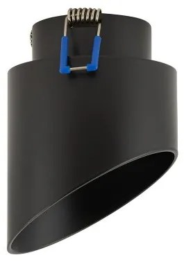 Χωνευτό Σποτ Φωτιστικό Οροφής 1xGX53 Downlight Hvar Nowodvorski-10487-Μαύρο 10487