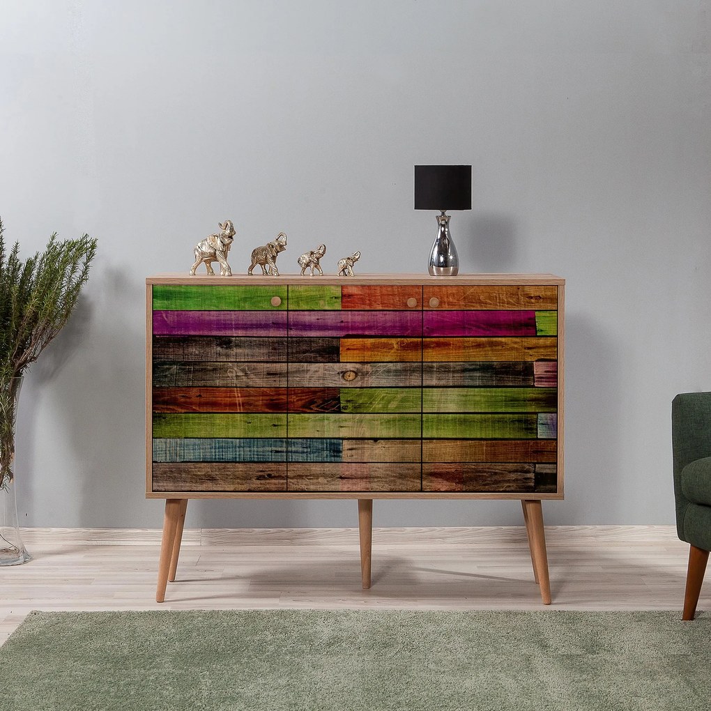 Console Mega - 726 Sonoma Oak