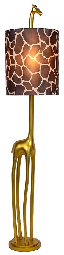 Φωτιστικό Επιδαπέδιο Lucide 10706-81-02 EXTRAVAGANZA MISS TALL Χρυσό Χρώμα (Gold Coloured)|Καφέ (Brown)